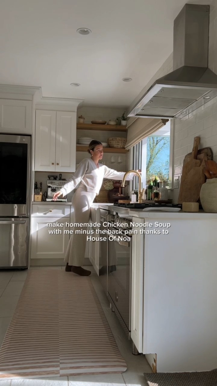 This kitchen standing mat is such a game changer!! The first day we unpacked it, the entire family could not stop going over to the kitchen just to walk on it. It's so soft on your feet & provides amazing back support, but also is so easy to wipe clean!! It's free from PVC, formaldehyde and latex too! We love a clean product 🤌🏼 use my code JHONNYBFCM for 20% off today!!  

 

#LTKWatchNow #LTKHome