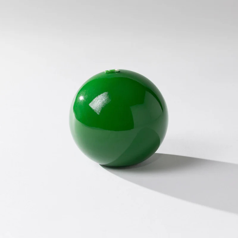 Green Lacquer Ball Candles | Modern Locke