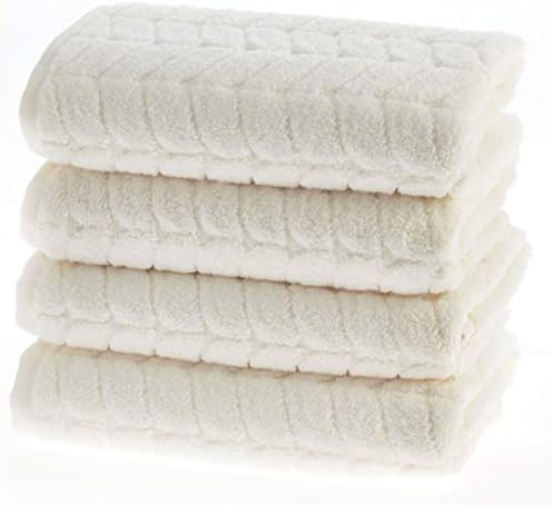 BAGNO MILANO Turkish Bath Towels, Soft Plush Jacquard Luxury Bath Towels, Quick Dry Towel Set (Cr... | Amazon (US)