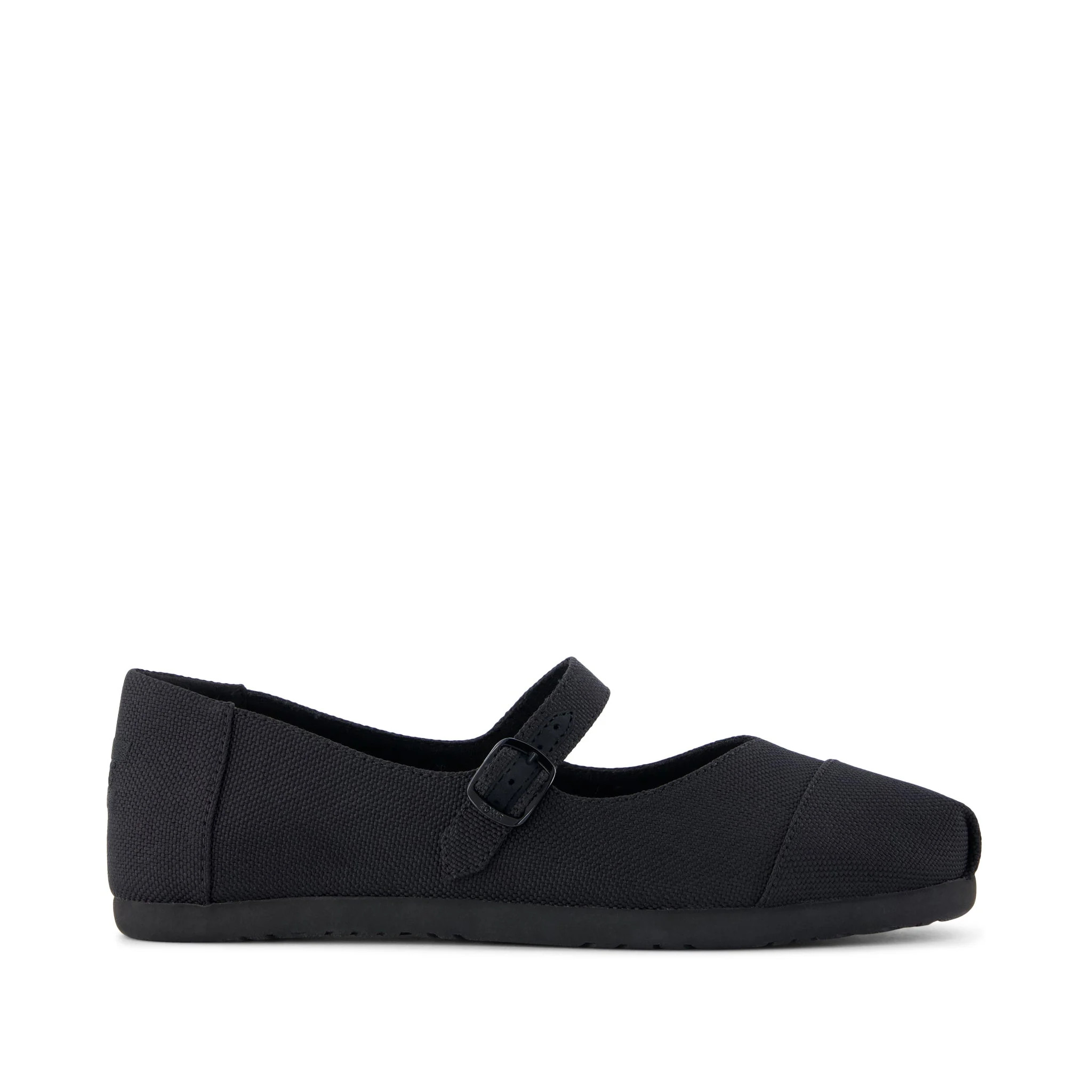 Womens Alpargata Mary Jane Black Canvas | Toms EMEA
