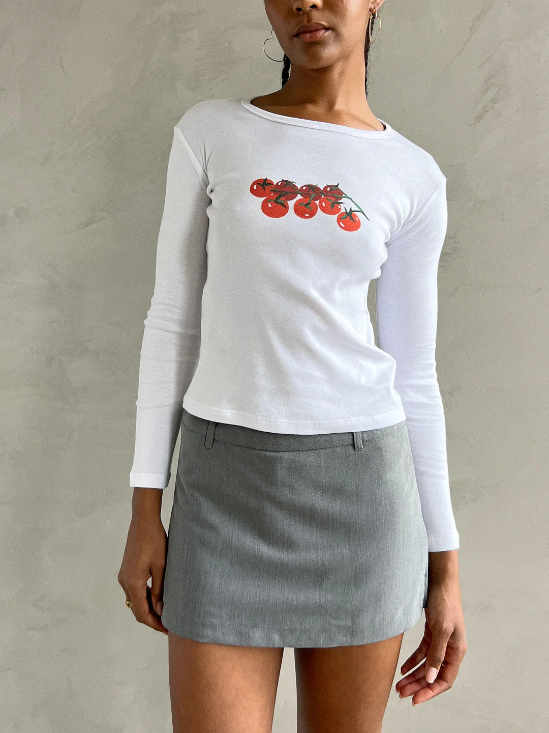 Dana Long Sleeve Tee - Pomodoro | Lisa Says Gah