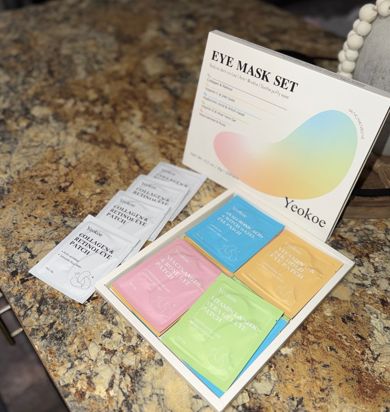 I’ve been loving this eye mask set from Amazon! 20 pairs for under ten dollars!

#LTKselfcare