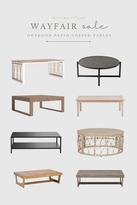 Outdoor patio tables on sale! I rounded up some neutral options that would work with any patio furniture!

#LTKhome #LTKSeasonal #LTKsalealert