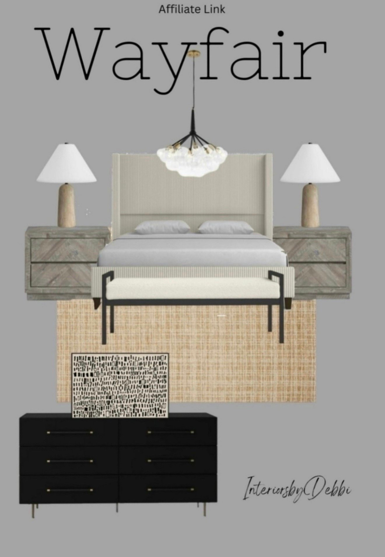 Wayfair Finds
Upholstered bed, nightstands, area rug, black dresser, lamps, transitional home, modern decor, amazon find, amazon home, target home decor, mcgee and co, studio mcgee, amazon must have, pottery barn, Walmart finds, affordable decor, home styling, budget friendly, accessories, neutral decor, home finds, new arrival, coming soon, sale alert, high end look for less, Amazon favorites, Target finds, cozy, modern, earthy, transitional, luxe, romantic, home decor, budget friendly decor, Amazon decor #wayfair

#LTKSeasonal #LTKHome