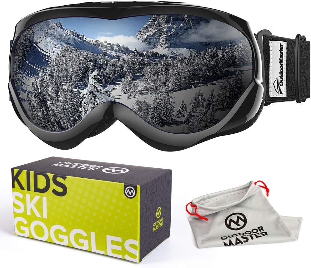 OutdoorMaster Kids Ski Goggles - Helmet Compatible Snow Goggles for Boys & Girls with 100% UV Pro... | Amazon (US)