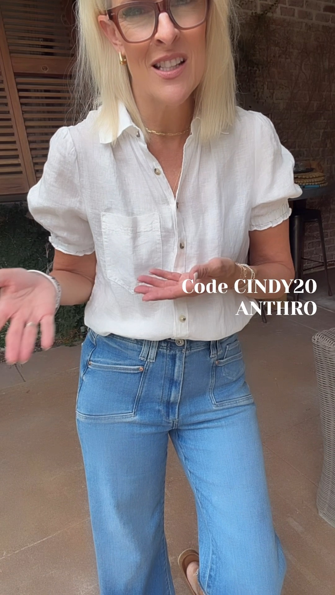 Code CINDY20
20% offsite wide anthropology, works on premium denim, all clothing, accessories, home, beauty and gifts 

Only for a few days 

@Anthropologie ￼

#LTKSaleAlert #LTKOver40 #LTKgrwm