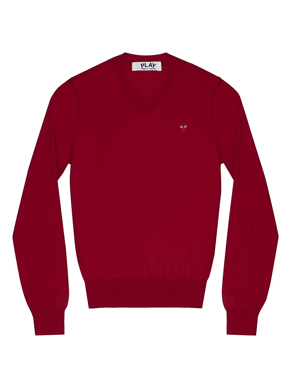 V-Neck Wool Heart Sweater | Saks Fifth Avenue