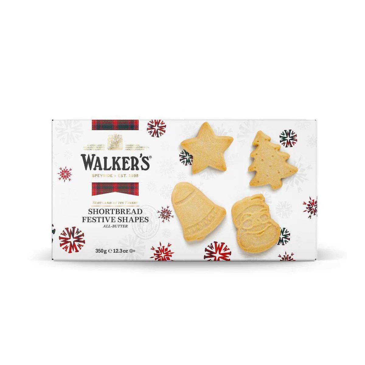 Walker's Shortbread Large Festive Shapes - 12.30oz | Target