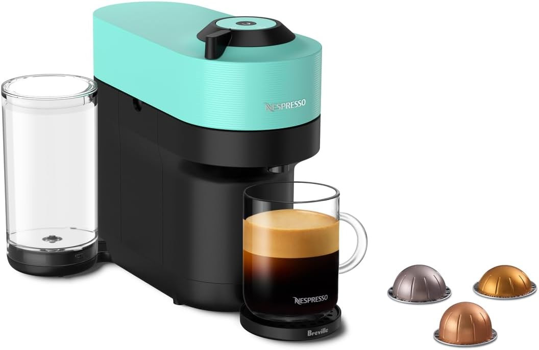 Nespresso Vertuo Pop+ Coffee and Espresso Maker by Breville, Aqua Mint | Amazon (US)