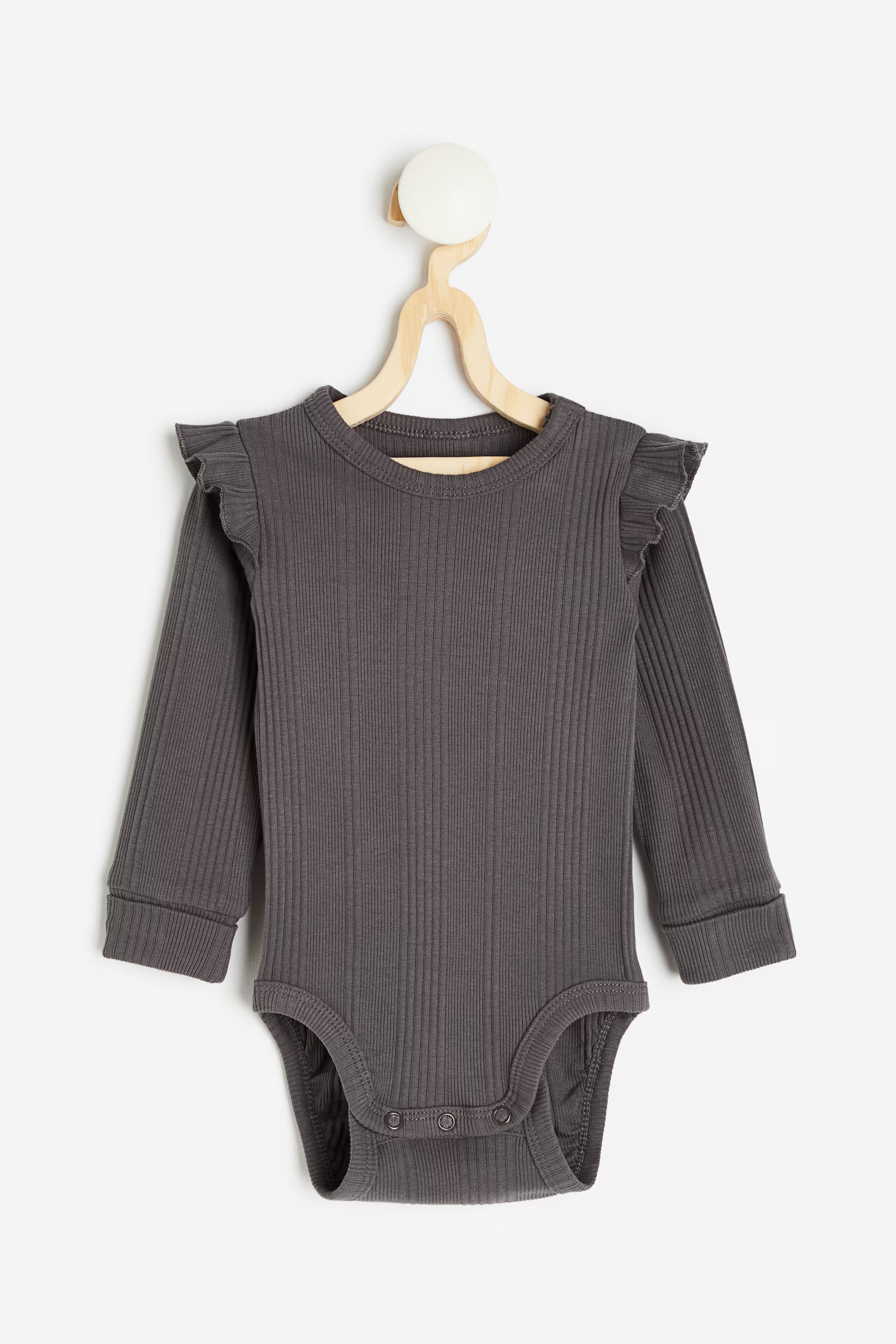 Adjustable-fit Long-sleeved Bodysuit | H&M (US + CA)
