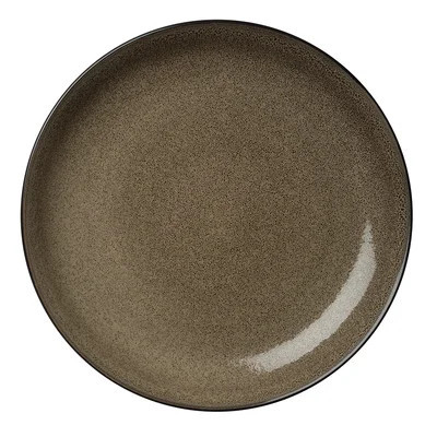 Rustic Chestnut Round Coupe Plates, 12.25", by Luzerne | Wayfair North America
