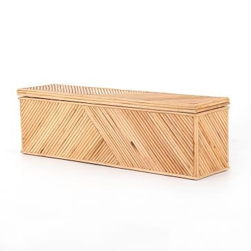 Geo Rattan Trunk | West Elm (US)