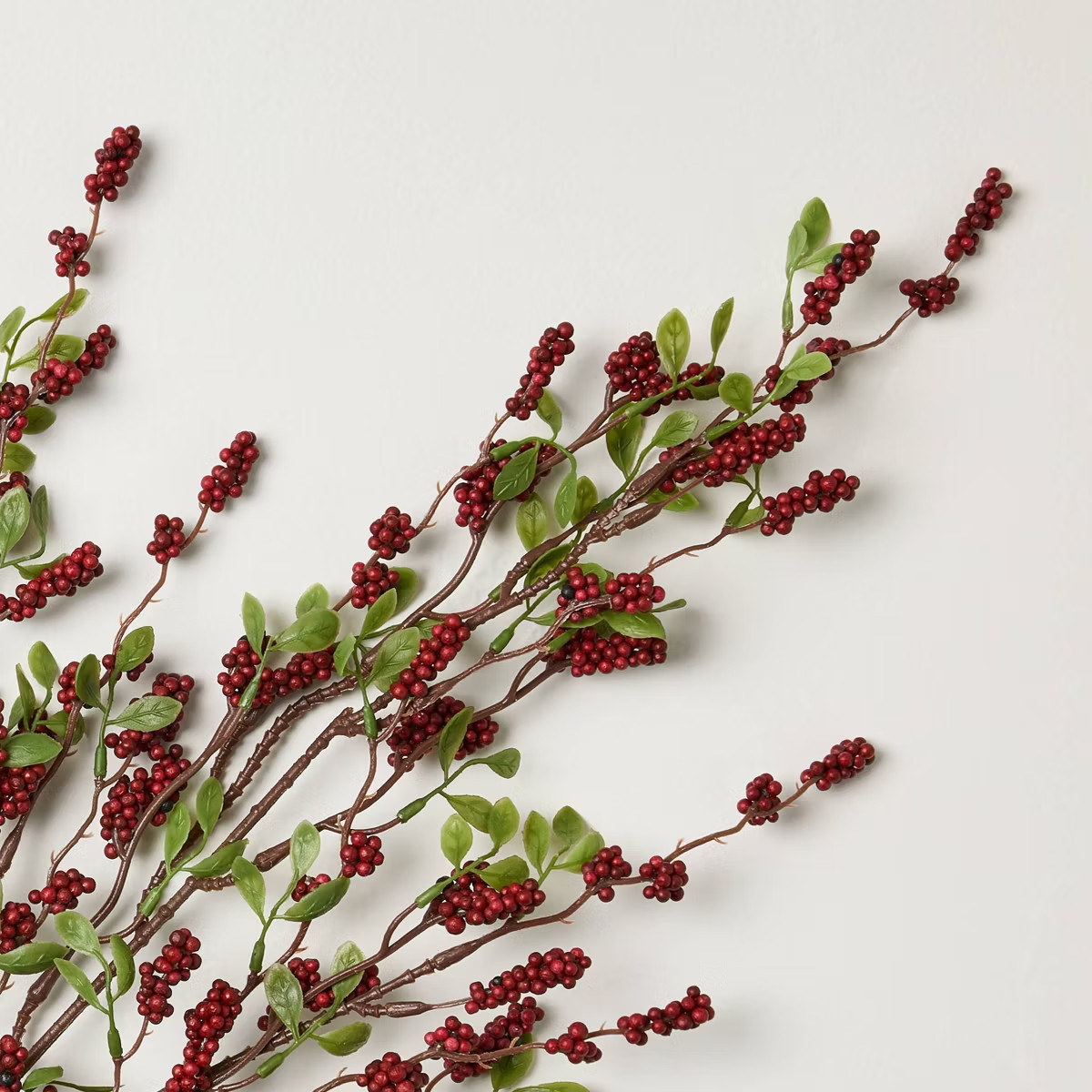 36" Red Winter Berry Artificial Stem - Hearth & Hand™ with Magnolia | Target