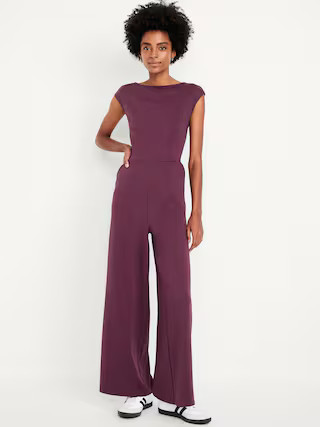 Ponte-Knit Jumpsuit | Old Navy (US)
