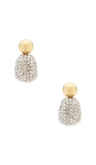 Pebble Stud Earrings in Crystal | Revolve Clothing (Global)
