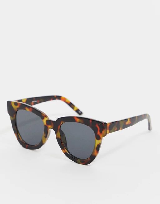 ASOS DESIGN chunky flare cat eye sunglasses | ASOS UK