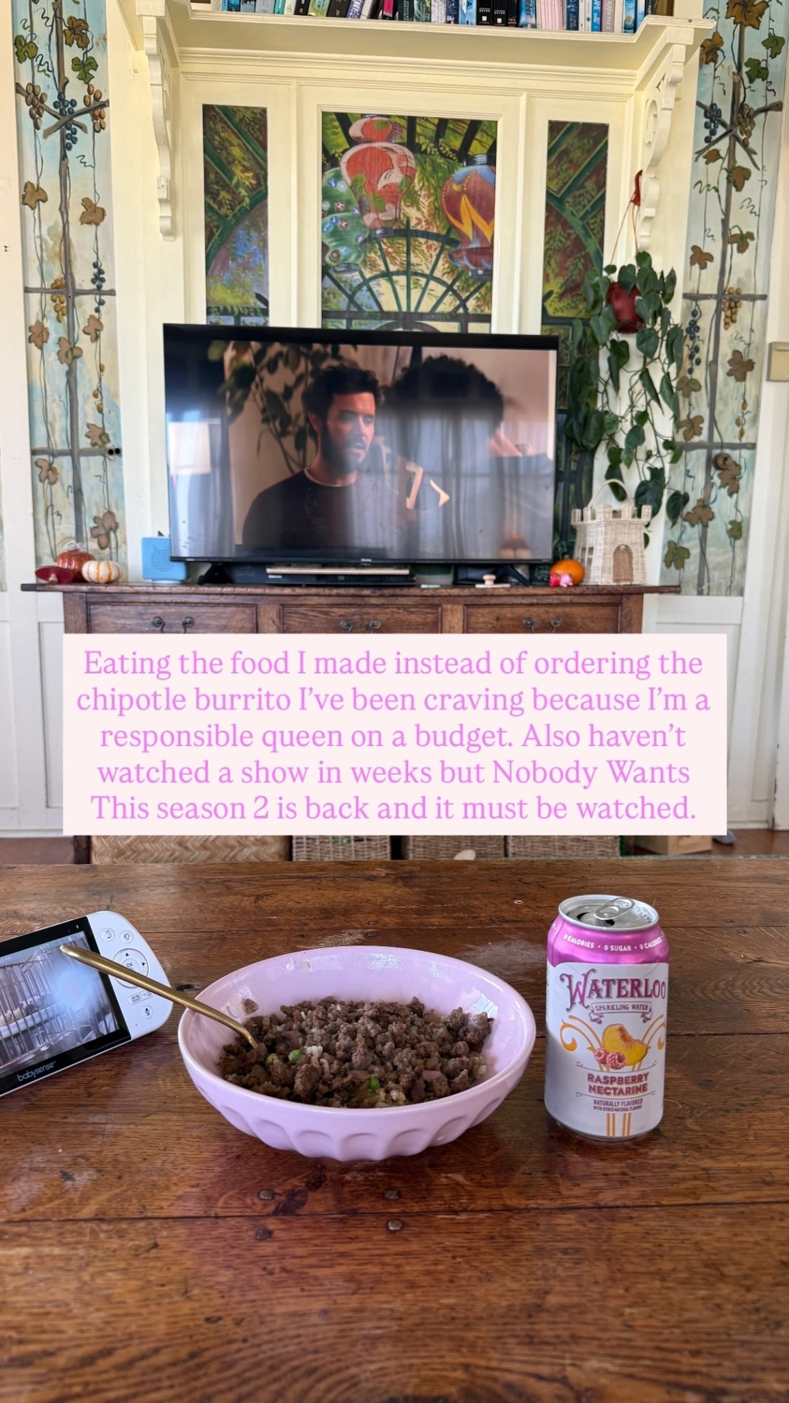 Eating the food I made instead of ordering the chipotle burrito I’ve been craving because I’m a responsible queen on a budget. Also haven’t watched a show in weeks but Nobody Wants This season 2 is back and it must be watched. Linking the best bowls!!

#LTKGiftGuide #LTKHome #LTKFindsUnder50