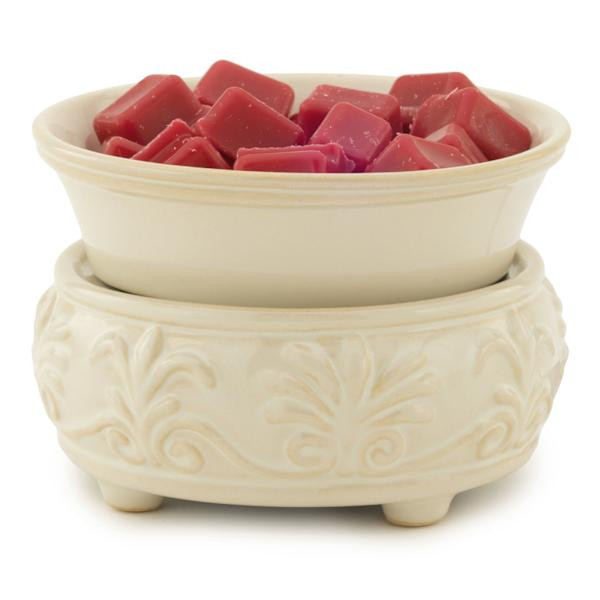 Sandstone Fragrance Wax Warmer, Neutral, Ceramic, sold by At Home | At Home