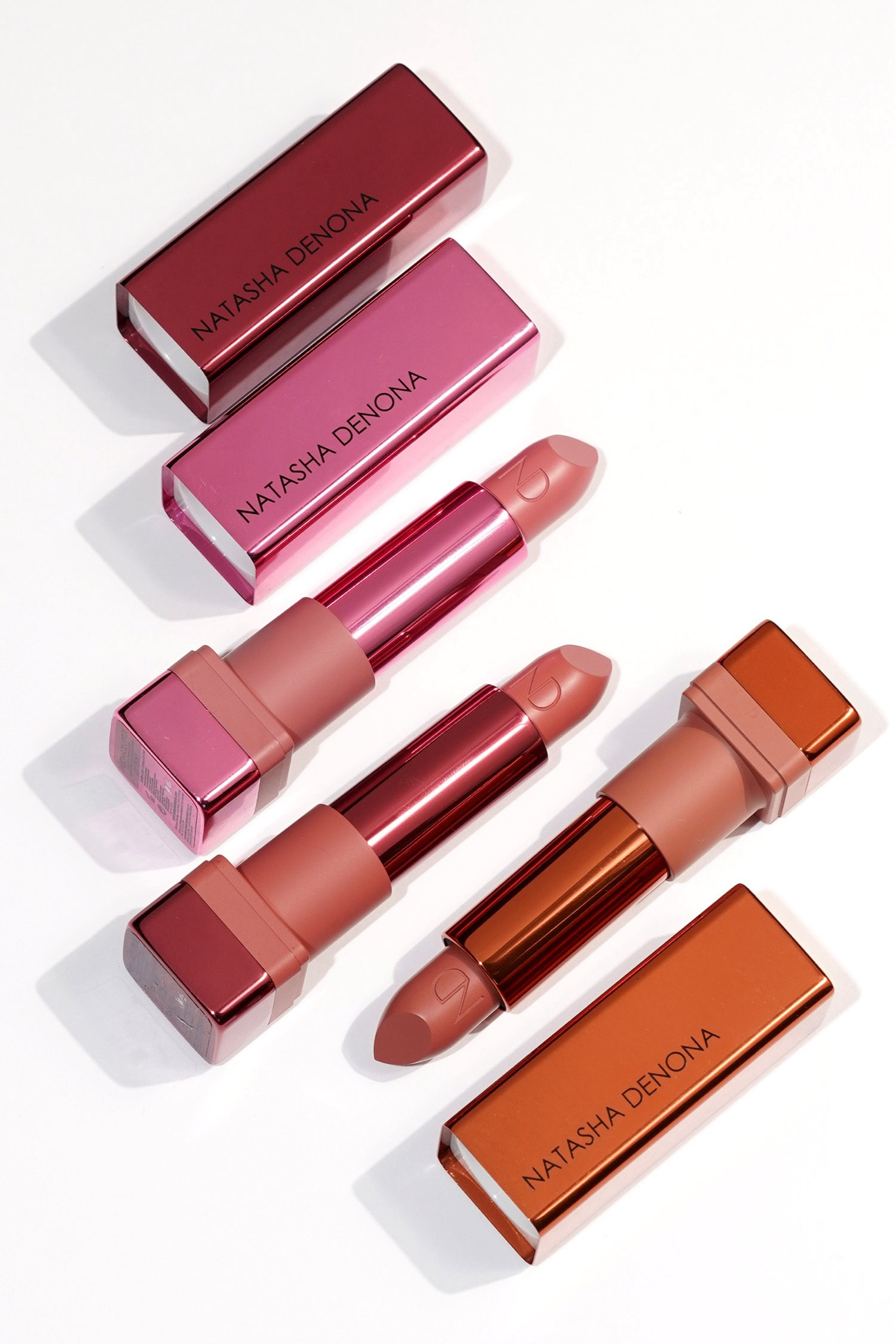 Best creamy neutrals 💋 Natasha Denona I Need a Rose Lipstick + matching Lip Gloss swatches:

Peony
Daphne
Calla

#LTKbeauty