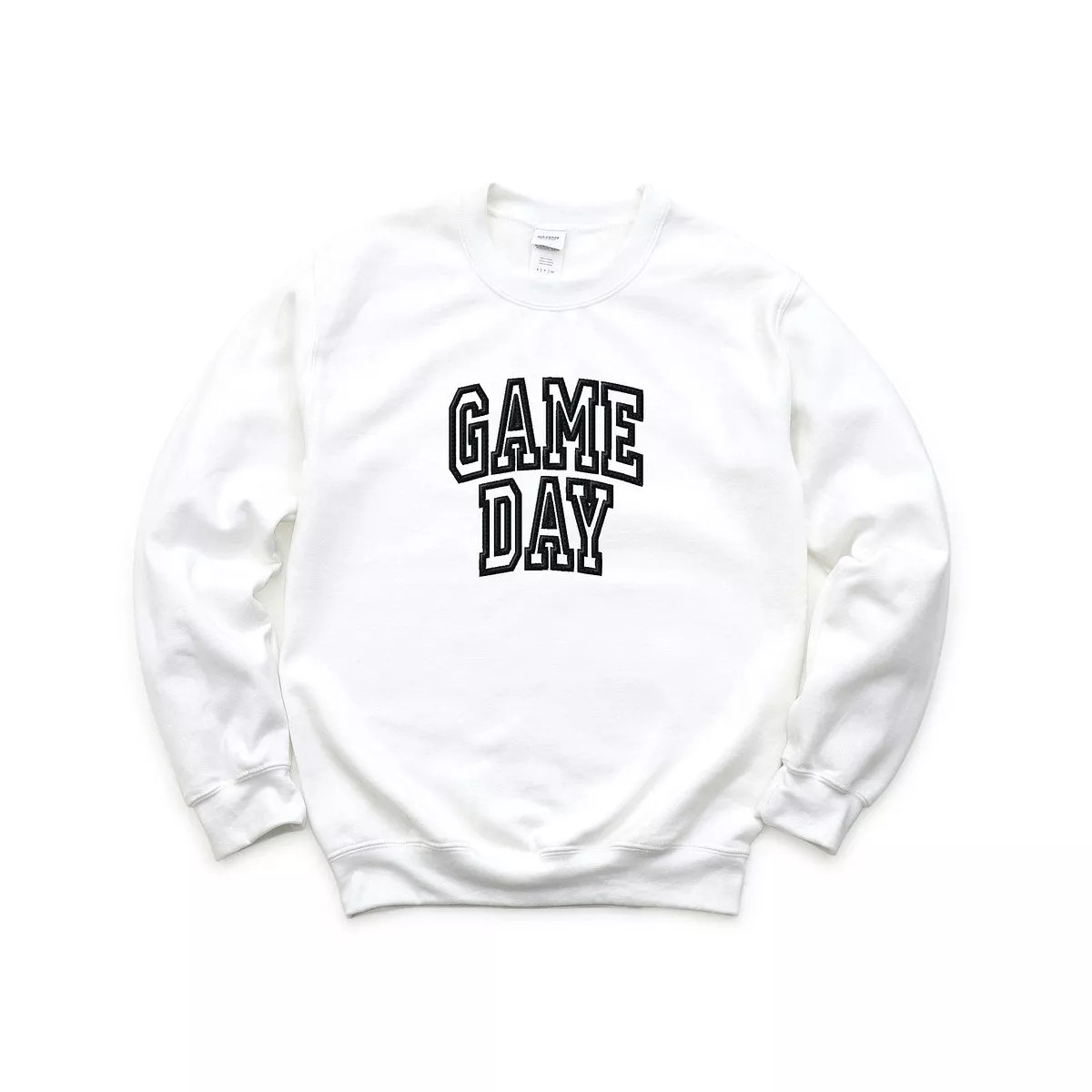 Simply Sage Market Women's Graphic Sweatshirt Embroidered Game Day Arched | Target