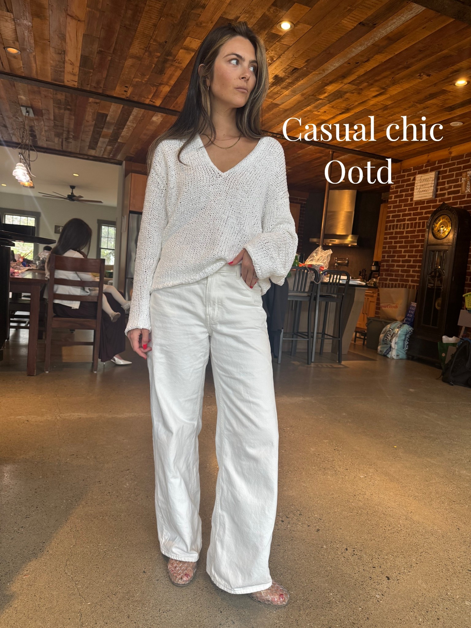 Here’s what I changed into after Easter yesterday! Literally cannot stop wearing this knit 🤍 it’s a MUST have!!

#springknits #springstyles #springoutfits #jellyshoes #casualchic #massimodutti 

#LTKmomlife #LTKootd