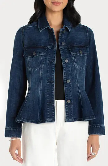 Fit & Flare Denim Trucker Jacket | Nordstrom