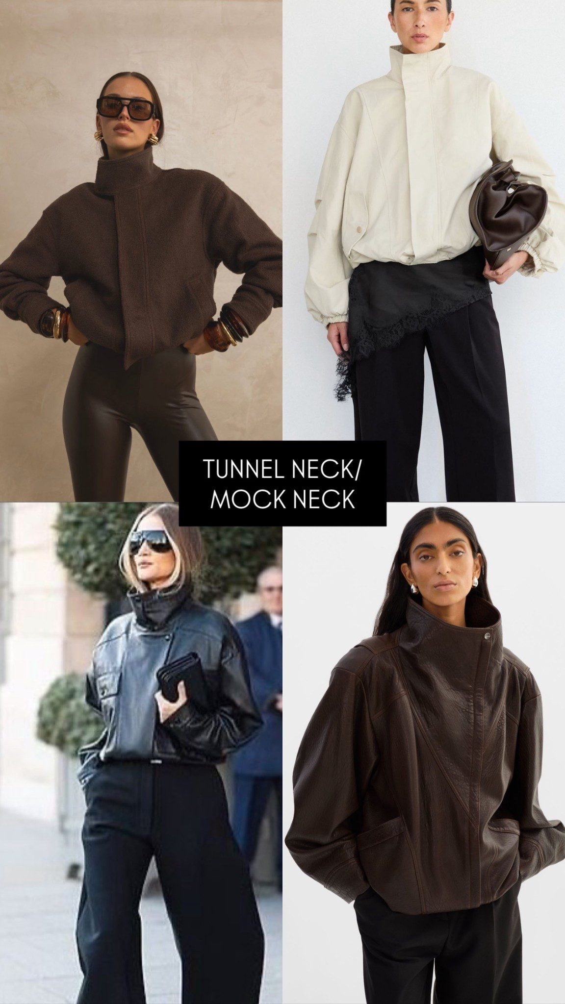 Tunnel neck/ MOCK NECK