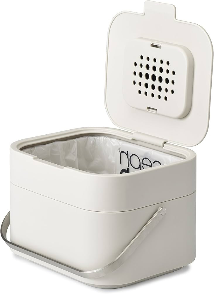 Joseph Joseph 30015 Intelligent Waste Compost Bin Food Waste Caddy with Odor Filter and Ventilati... | Amazon (CA)
