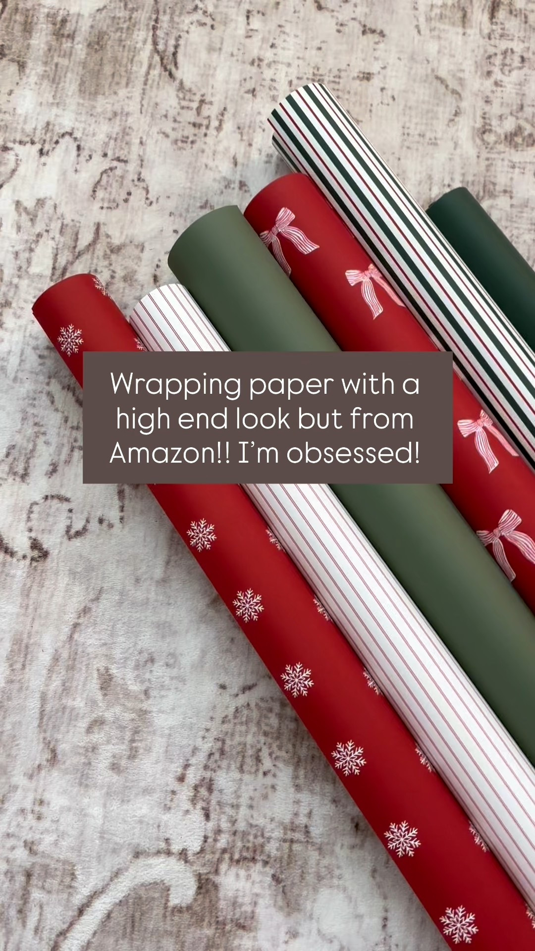 You’d never guess this wrapping paper is from Amazon 🤎✨ It looks so designer — think muted tones, minimal prints, and that high-end texture without the price tag. Perfect for creating a calm, cozy Christmas aesthetic under the tree this year. 🎁

I linked all my favorite wrapping papers that look luxe but are super affordable — you can shop them all through my LTK!

#holidayaesthetic #wrappingpaperideas #neutralchristmasdecor #amazonfinds #holidaystyle #ltkhome #ltkholiday


#LTKHoliday #LTKFindsUnder50 #LTKSeasonal