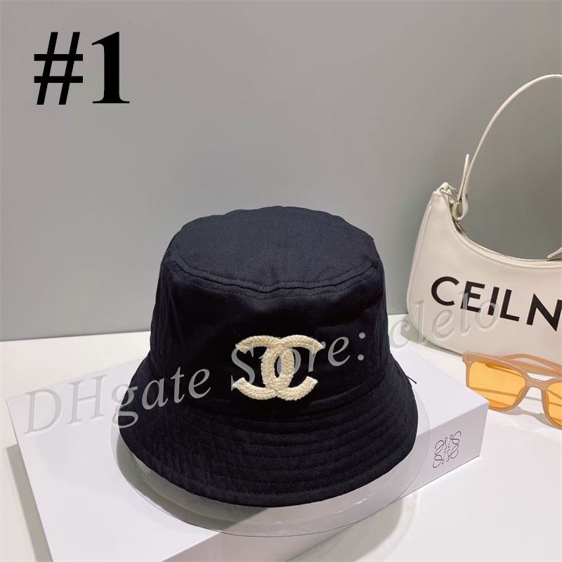 DUPE Cha Nel Embroidered CC Fisherman Hat Miu Miu Embroidered LOGO Bucket Hat Baseball Hat Fen Di... | DHGate
