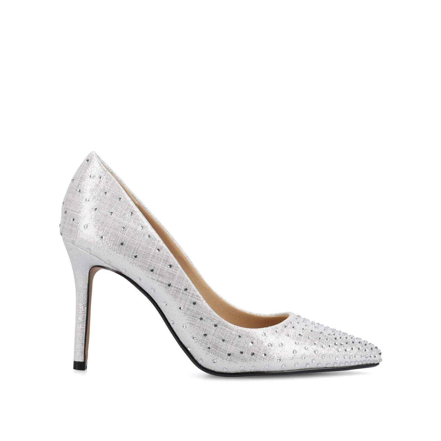 VENUS STATEMENT STILETTO DRESS PUMPS - Silver | Journee Collection