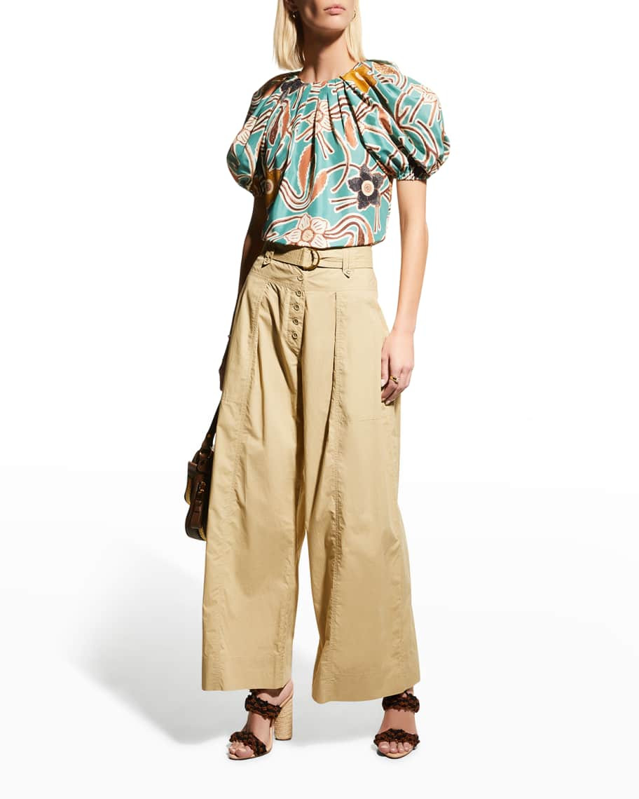 Ulla Johnson Phoebe Wide-Leg Pants | Neiman Marcus