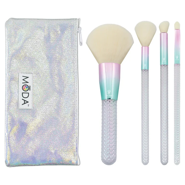 Moda Perfecting Pixie Full Face Makeup Brush Kit, 5 Piece | Walmart (US)