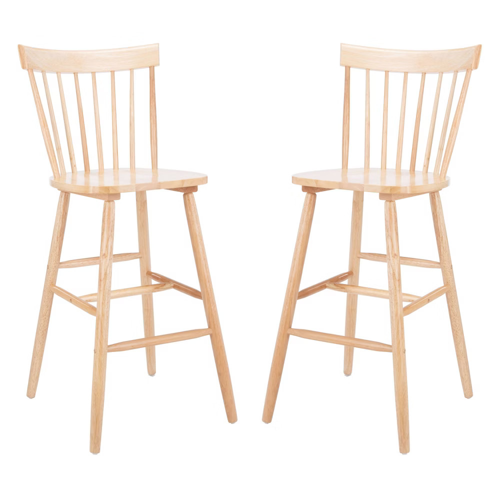 Set of 2 Providence Barstools Natural - Safavieh | Target