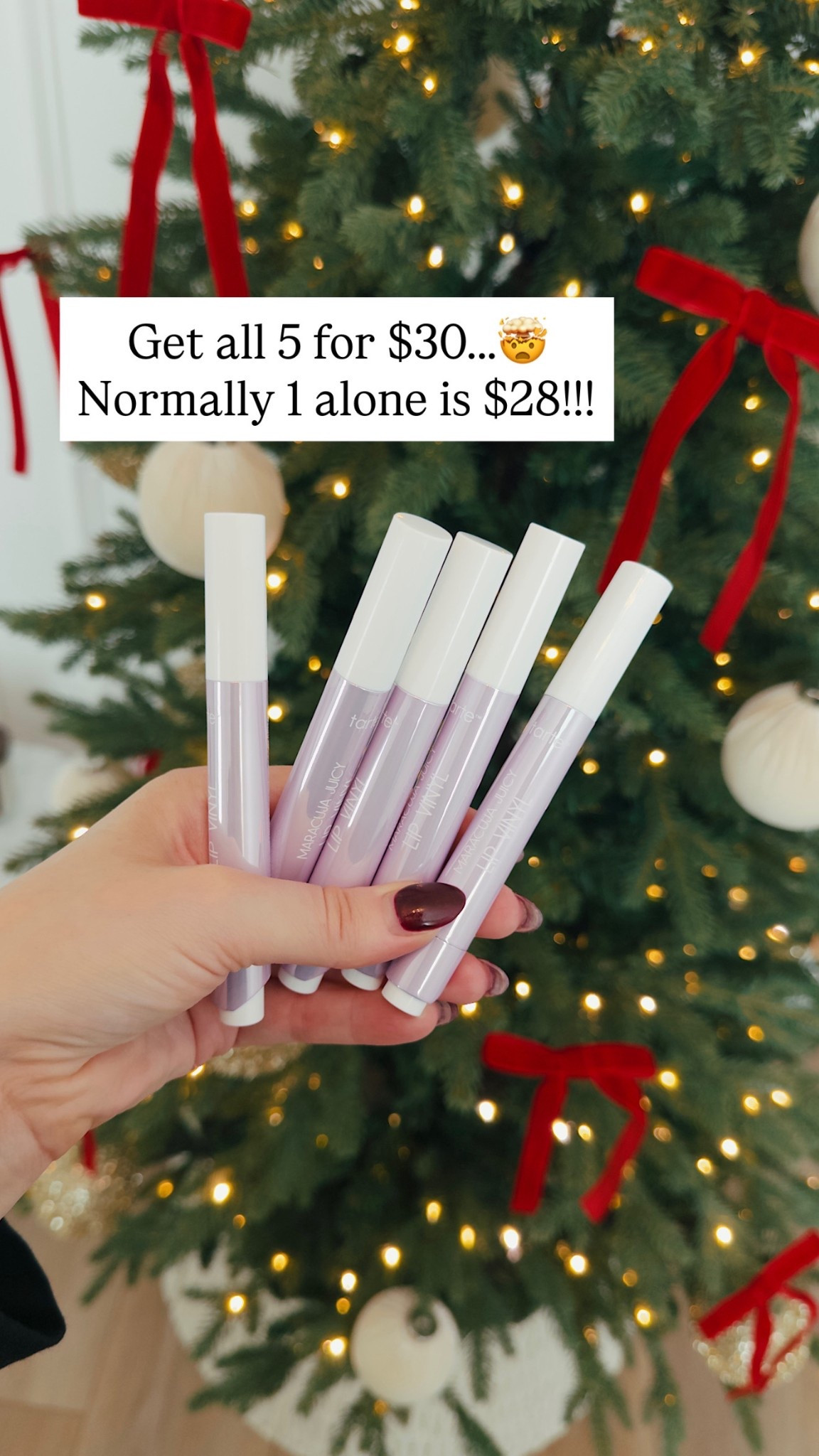 Tarte lip gift set on sale on @hsn! Use code WELCOME2025 for extra $15 off If you’re a new customer  #ad #lovehsn #hsninfluencer