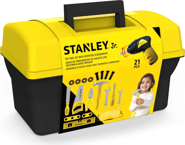 Stanley Jr. 21-Piece Pretend Play Toolbox | Nordstrom | Nordstrom
