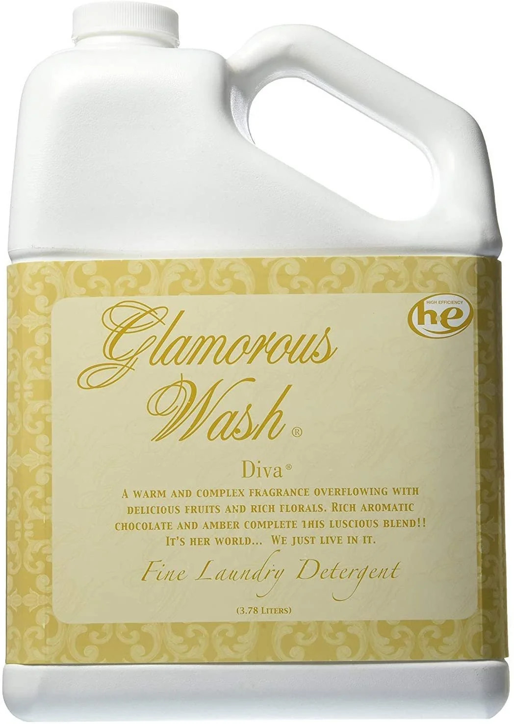 Tyler Candle Diva Glamorous Wash Liquid Laundry Detergent, 48 Loads, 128 fl oz | Walmart (US)