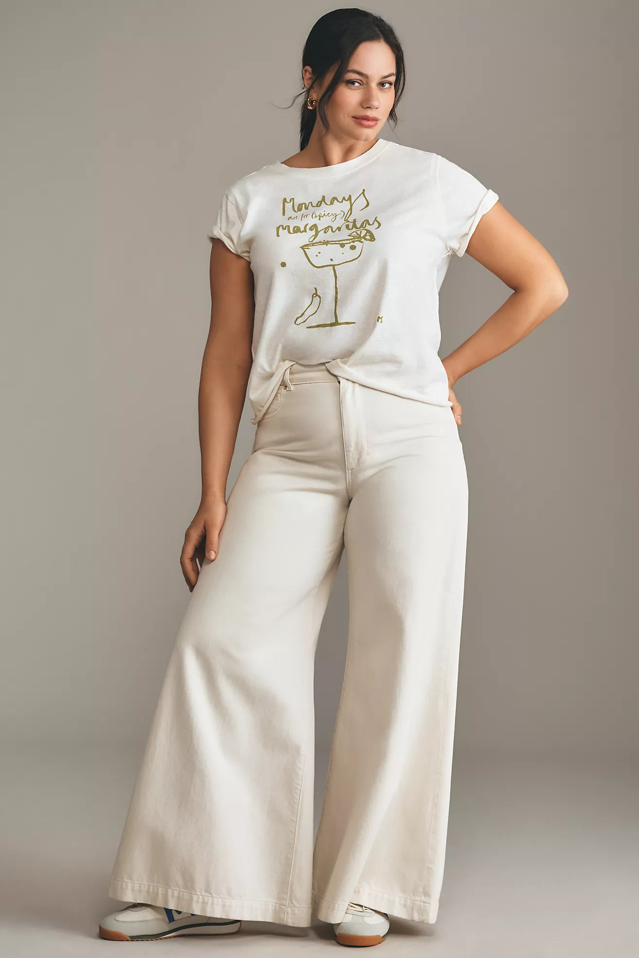 Olivia Sewell x Anthropologie Days of the Week Drinks Graphic Tee | Anthropologie (US)