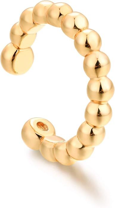 MYEARS Women Ear Cuff Earrings Gold Non Pierced Ears Cartilage Clip on Wrap Hoop 14K Gold Filled ... | Amazon (CA)