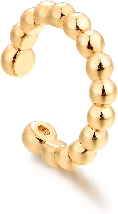 MYEARS Women Ear Cuff Earrings Gold Non Pierced Ears Cartilage Clip on Wrap Hoop 14K Gold Filled ... | Amazon (CA)