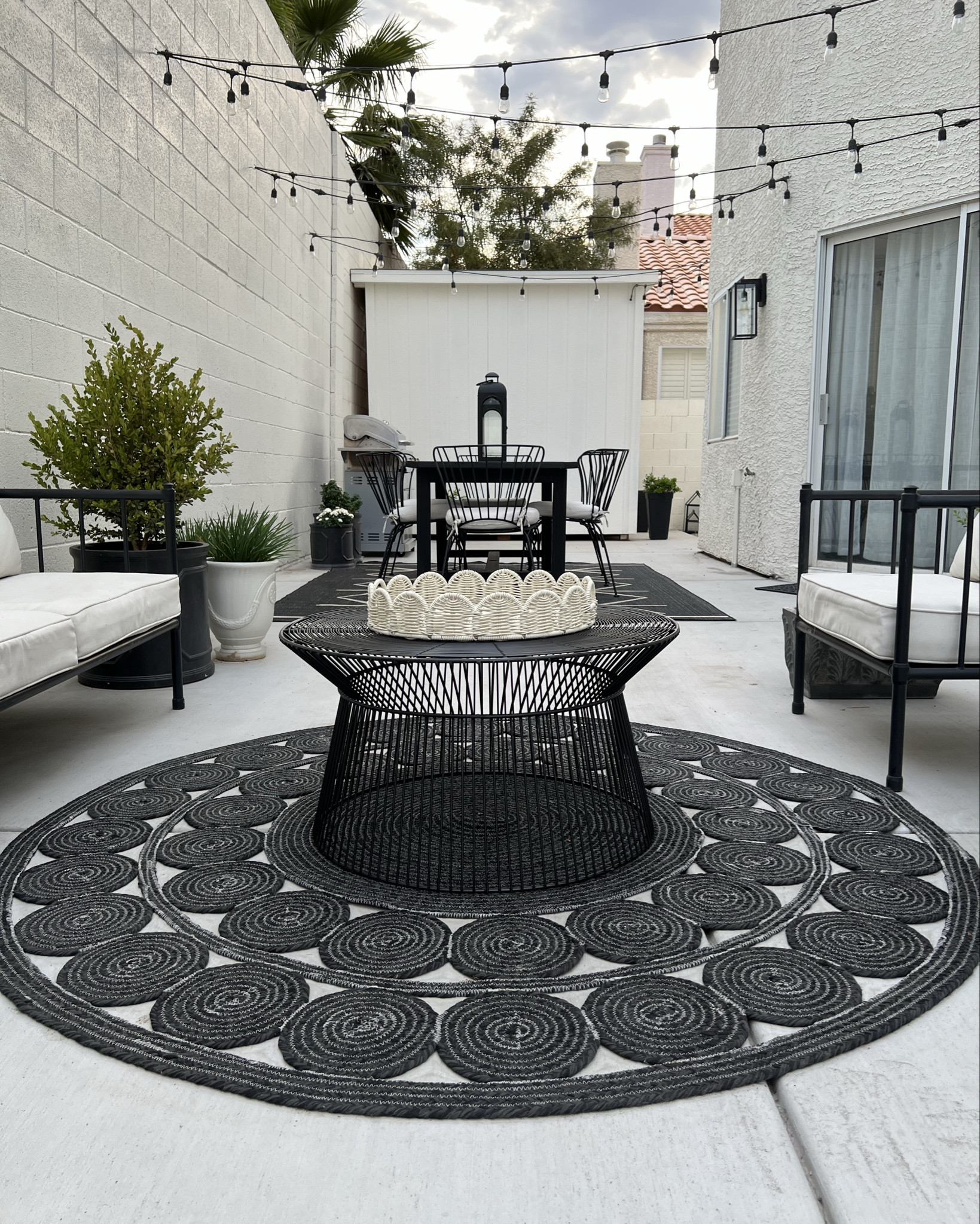 Outdoor living space. Spring refresh. Outfit furniture. Patio, neutral decor. Outdoor decor. 

#LTKHome #LTKSeasonal #LTKWatchNow