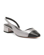 Leather Cecile Slingback Flats | Marshalls
