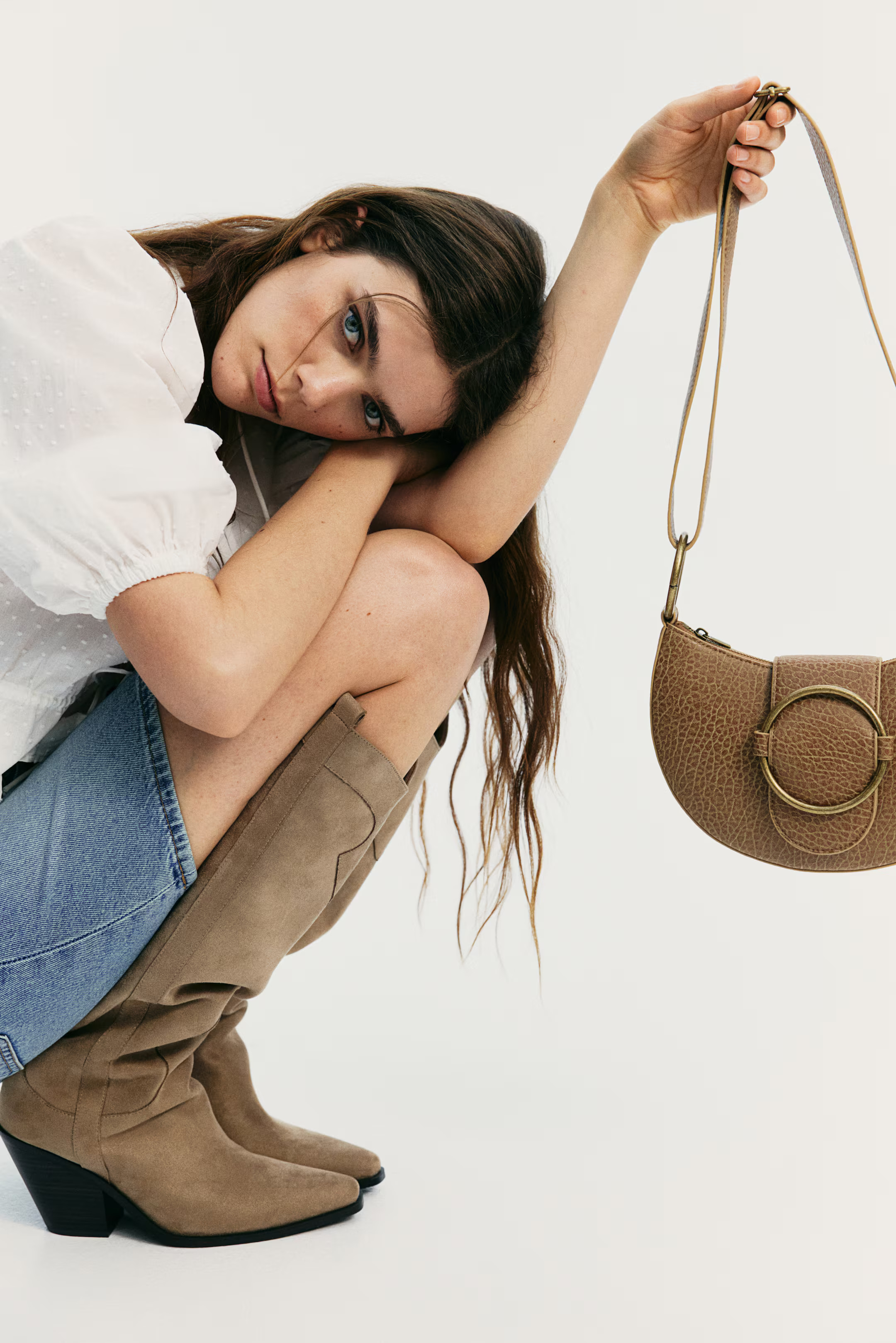 Buckle-detail shoulder bag | H&M (UK, MY, IN, SG, PH, TW, HK)