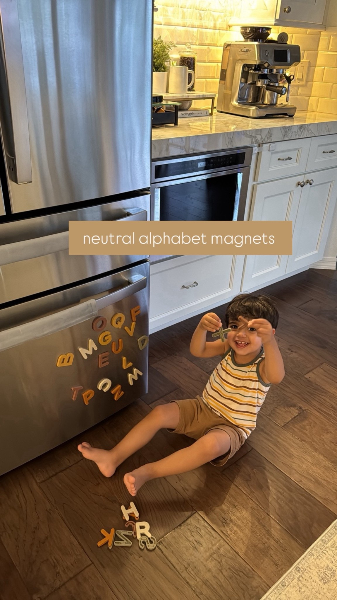 neutral alphabet magnets 🔡
nontoxic and aesthetically pleasing, great for toddler learning/letter recognition 
🤎🤍🩶

#LTKKids #LTKHome
