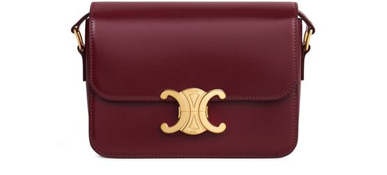 Teen Triomphe bag in shiny calfskin - CELINE | 24S US