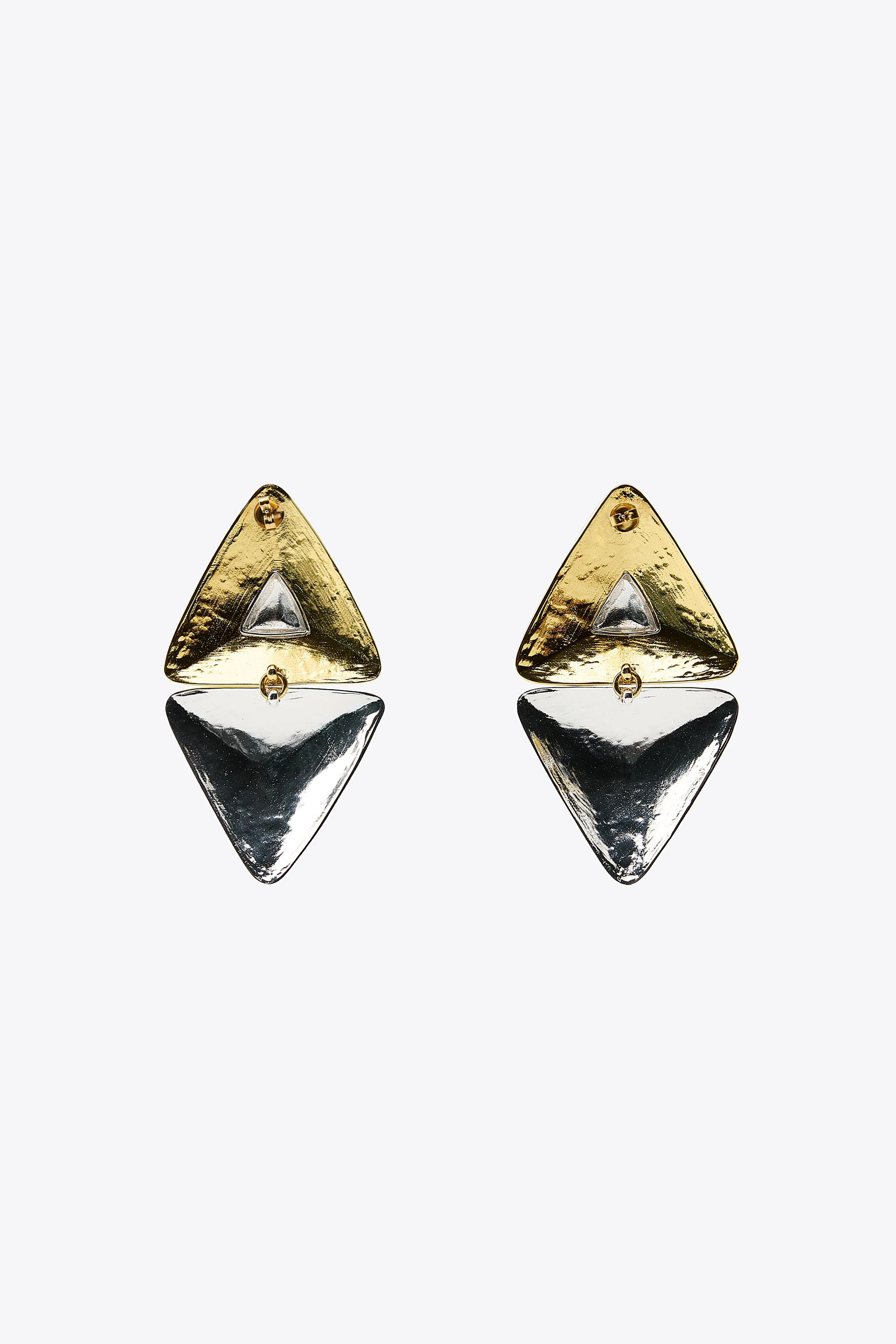 MISMATCHED GEOMETRIC EARRINGS | Zara US