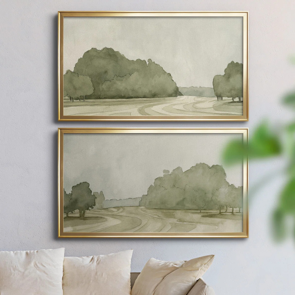 On Course I - 2 Piece Picture Frame Painting Set on Canvas | Wayfair North America