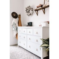 Leather Handles Pulls Ikea Duktig Hemnes Modern Furniture Handles Wood Leather Knobs Nursery Cabinet | Etsy (US)