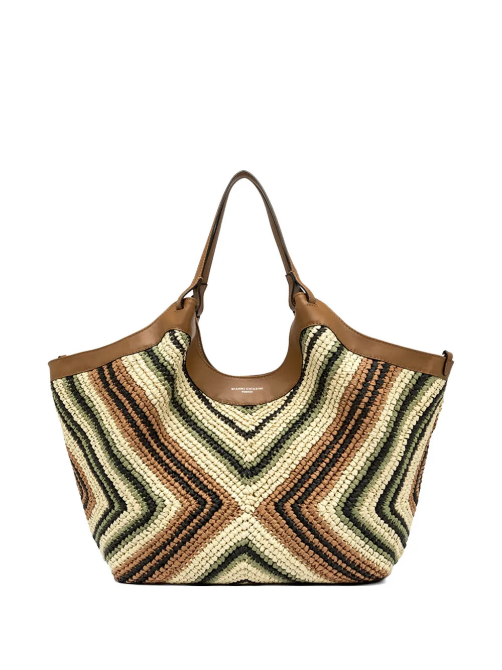 GIANNI CHIARINI Dua Woven Shoulder Bag | Neutrals | FARFETCH IE | Farfetch Global