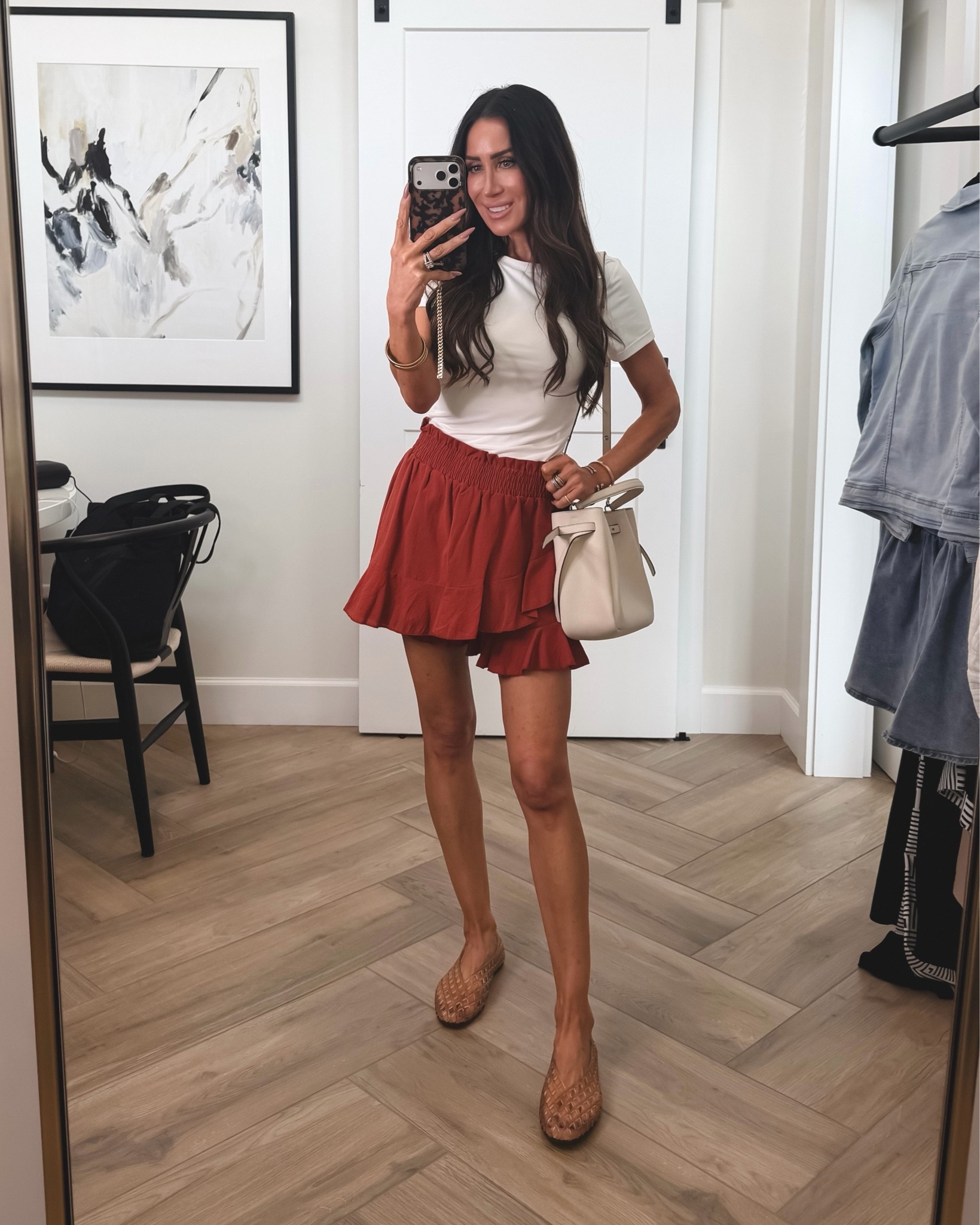 Today’s outfit …sz small in top, shorts are a sz medium, linking my favorite bra for fitted tees , jelly sandals and white bag
Amazon outfit idea over 40

#LTKootd #LTKSeasonal #LTKOver40

#LTKootd #LTKgrwm #LTKOver40